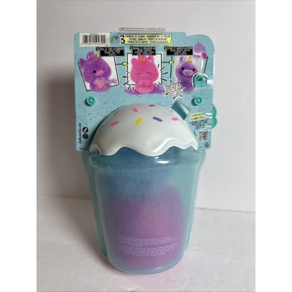 Fluffie Stuffiez Treats 3 Ways To Play Pull It, Reveal‎ It, Stuff It Toy Plushy